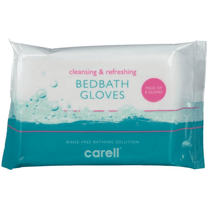 Carell Bed Bath Gloves - Pack of 8 - Clinell