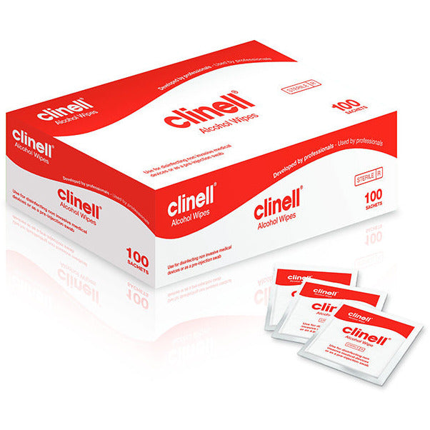 Clinell alcohol online wipes