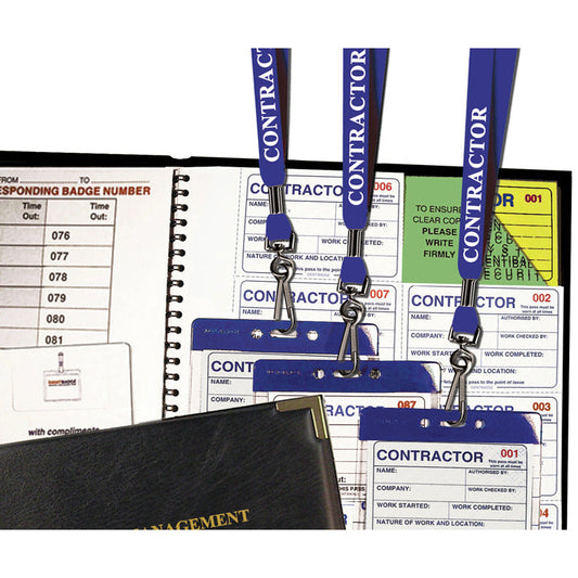 Contractor System Book - Refill of 100 Inserts - Identibadge