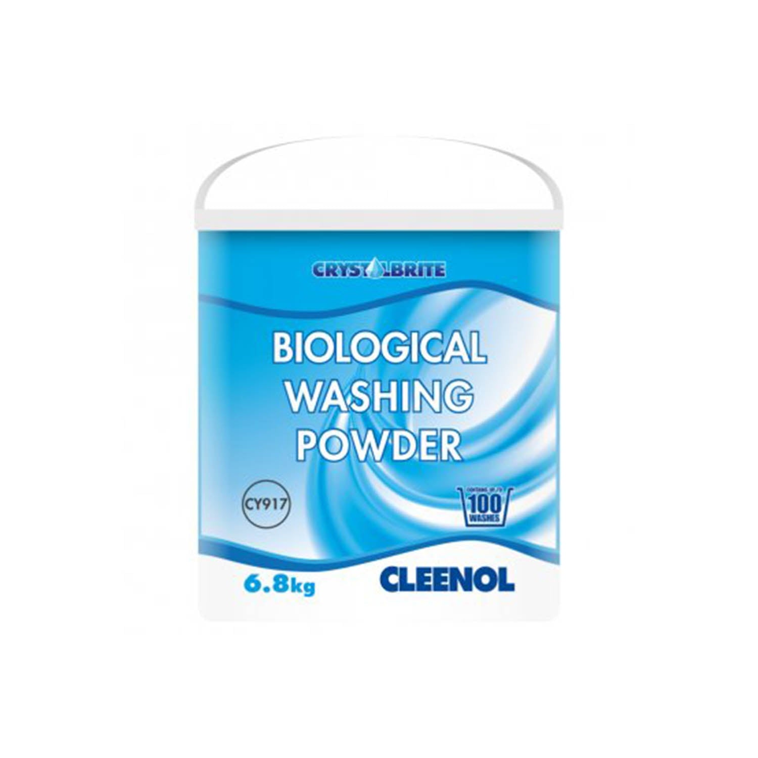 Crystalbrite Biological Washing Powder - 6.8kg - Cleenol