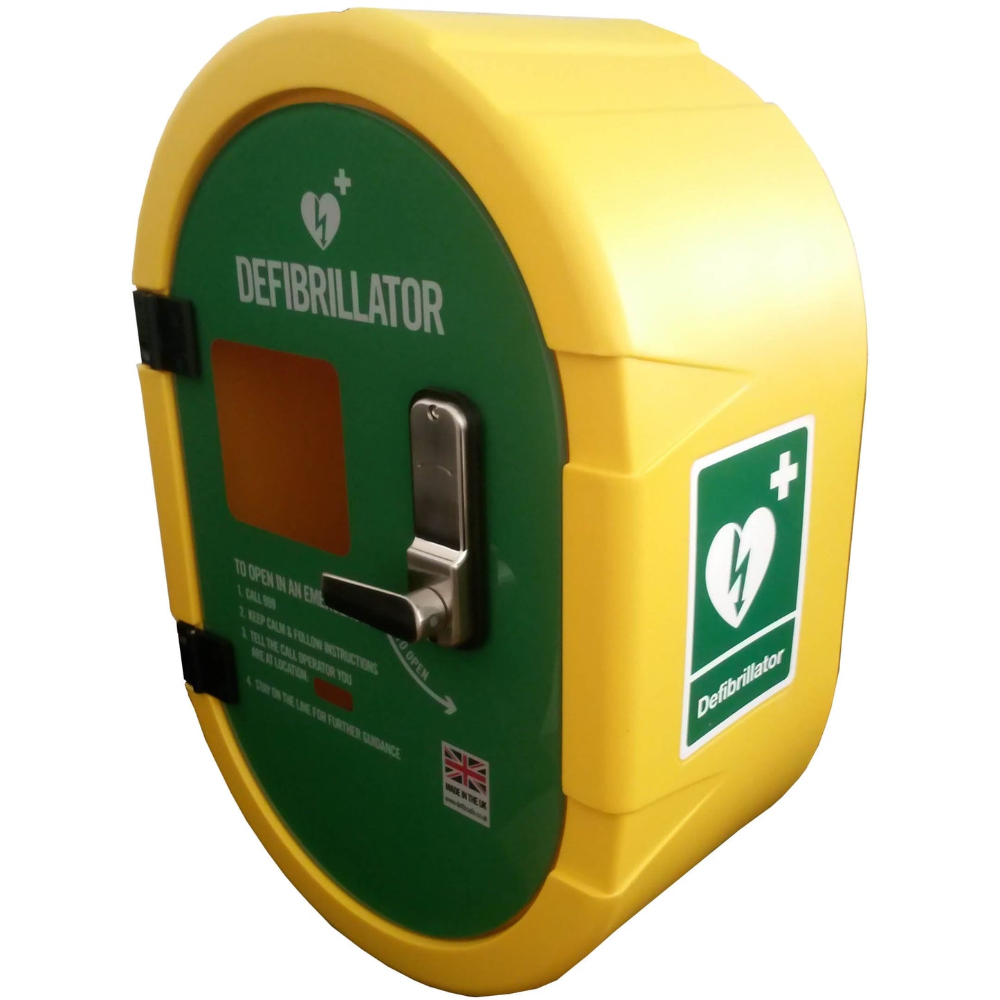 Secure External Defibrillator Cabinet DS2 Unlocked - Wel Medical