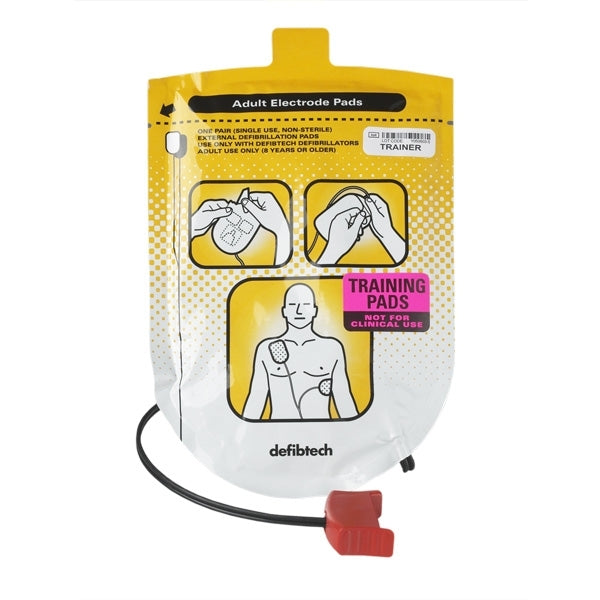 Adult Training Defibrillation Pads - Pair (AED, AUTO) - Defibtech