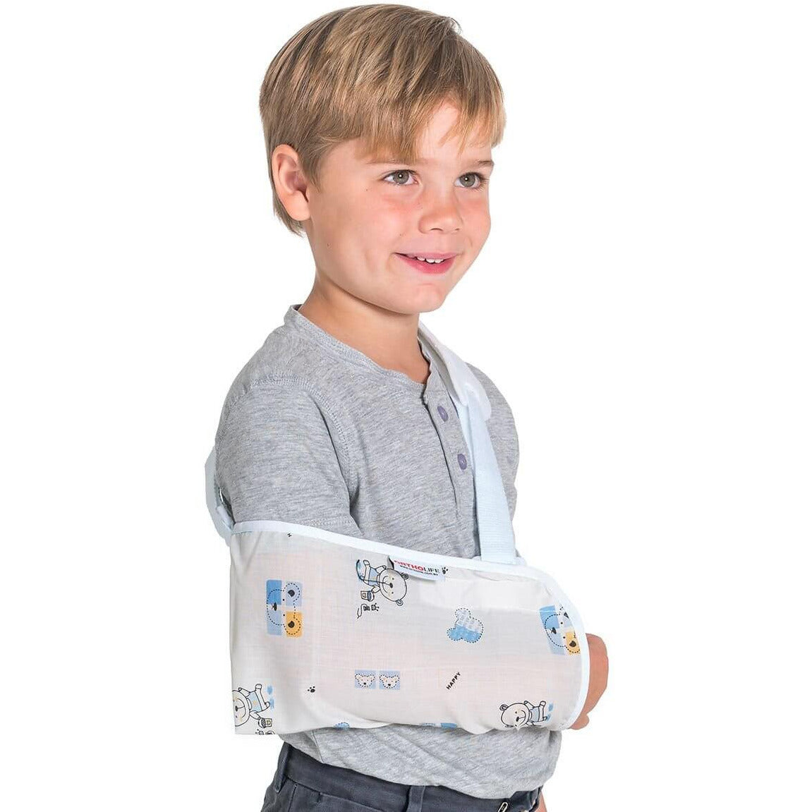 Ortholife - Paediatric arm sling with pad - 12.7 - 20cm legnth - AGE: 2-7 years - Ortholife