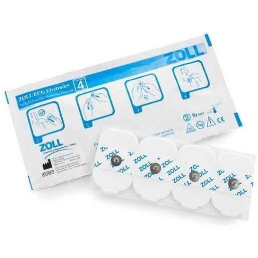 ZOLL 3pk ECG Electrodes (200 pouches, 600 Electrodes). - Zoll