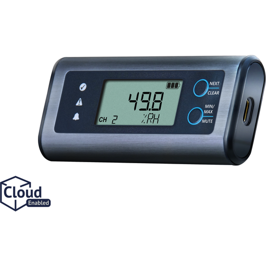 Temperature & Humidity USB Data Logger, no software required, multi-platform - EasyLog