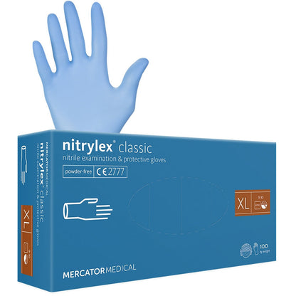 Nitrile Gloves Medical Grade Cat III PPE - Box Of 100 - 