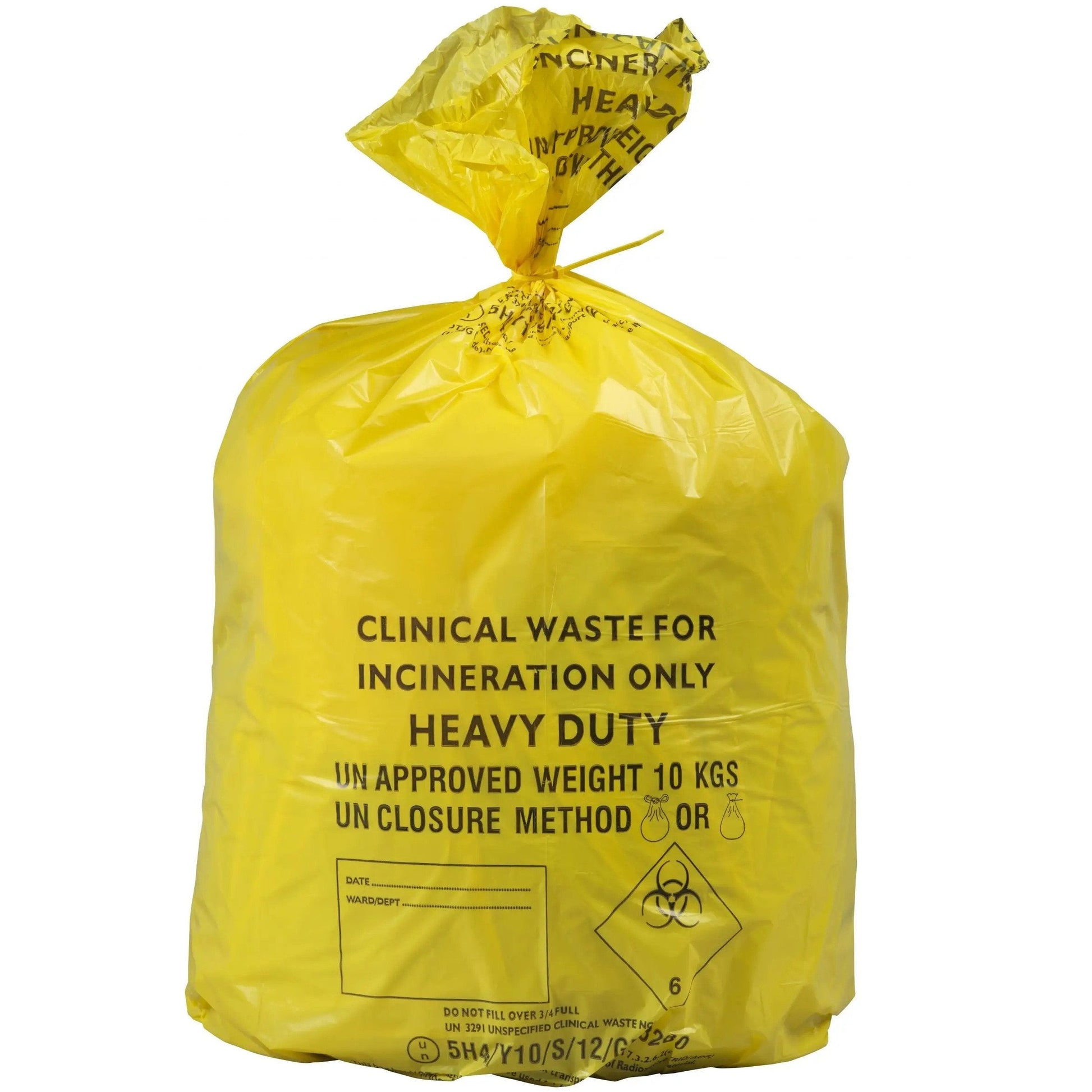 Yellow ADR Bulk Bag 28 x 38 - GV Health