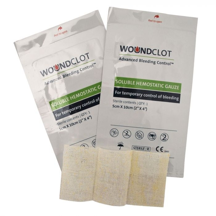 WoundClot ABC Gauze 5cm x 10cm (Box Of 20) - WoundClot