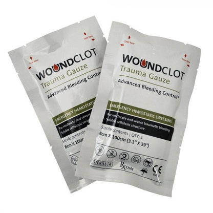 WoundClot Trauma Gauze 8cm X 100cm (Single) - WoundClot