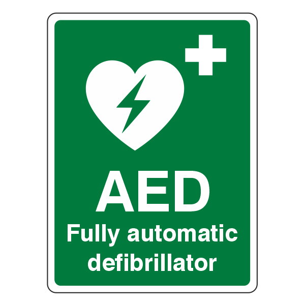 Fully Automatic Defibrillator Sign - Medisigns