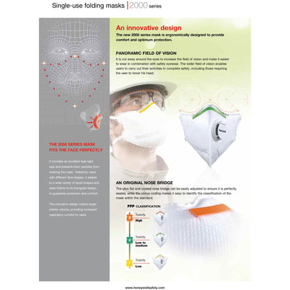 Honeywell FFP3 Mask Respirator - Single - Honeywell