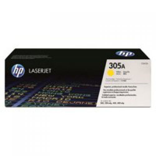 HP Laserjet Pro 400 Yellow CE412A Toner also for 305A - Compatible - Remanufactured
