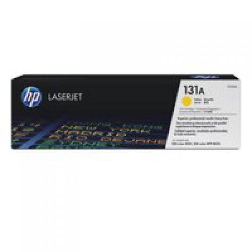 HP Laserjet Pro 200 M276 Yellow CF212A Toner 131A also for Canon 731Y - Compatible - Remanufactured
