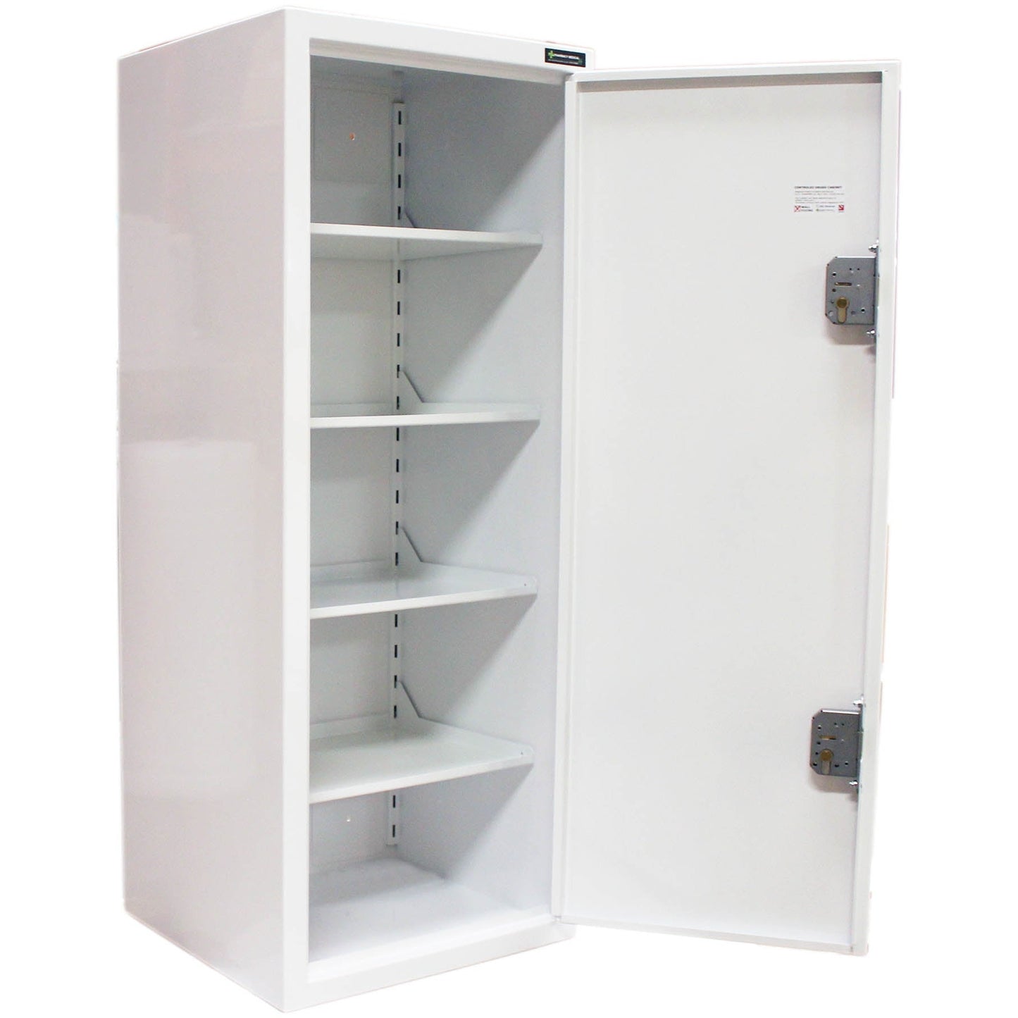 Controlled Drugs Cabinet 1250 X 500 X 450mm | 3 Shelves (Adjustable) | R/H Hinge - HEC Cabinets