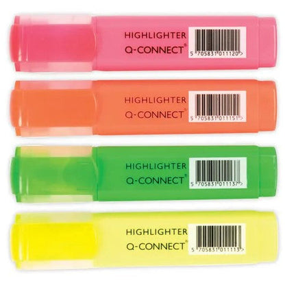 Highlighter Pens - Assorted - Pack of 4 - Vow