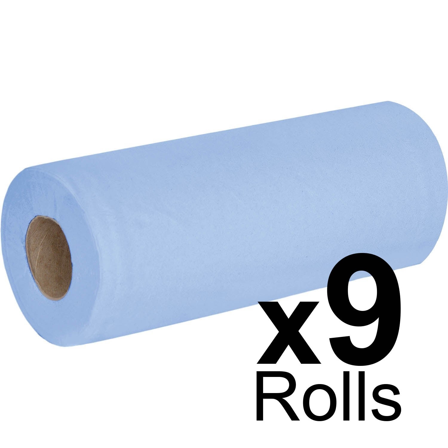 Essentials Blue Couch Roll 20" - 2ply - 50m x 500mm - Case of 9 - Northwood