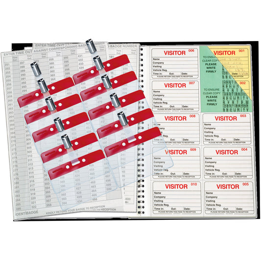 System Visitor Book - 500 Inserts With Cover - 