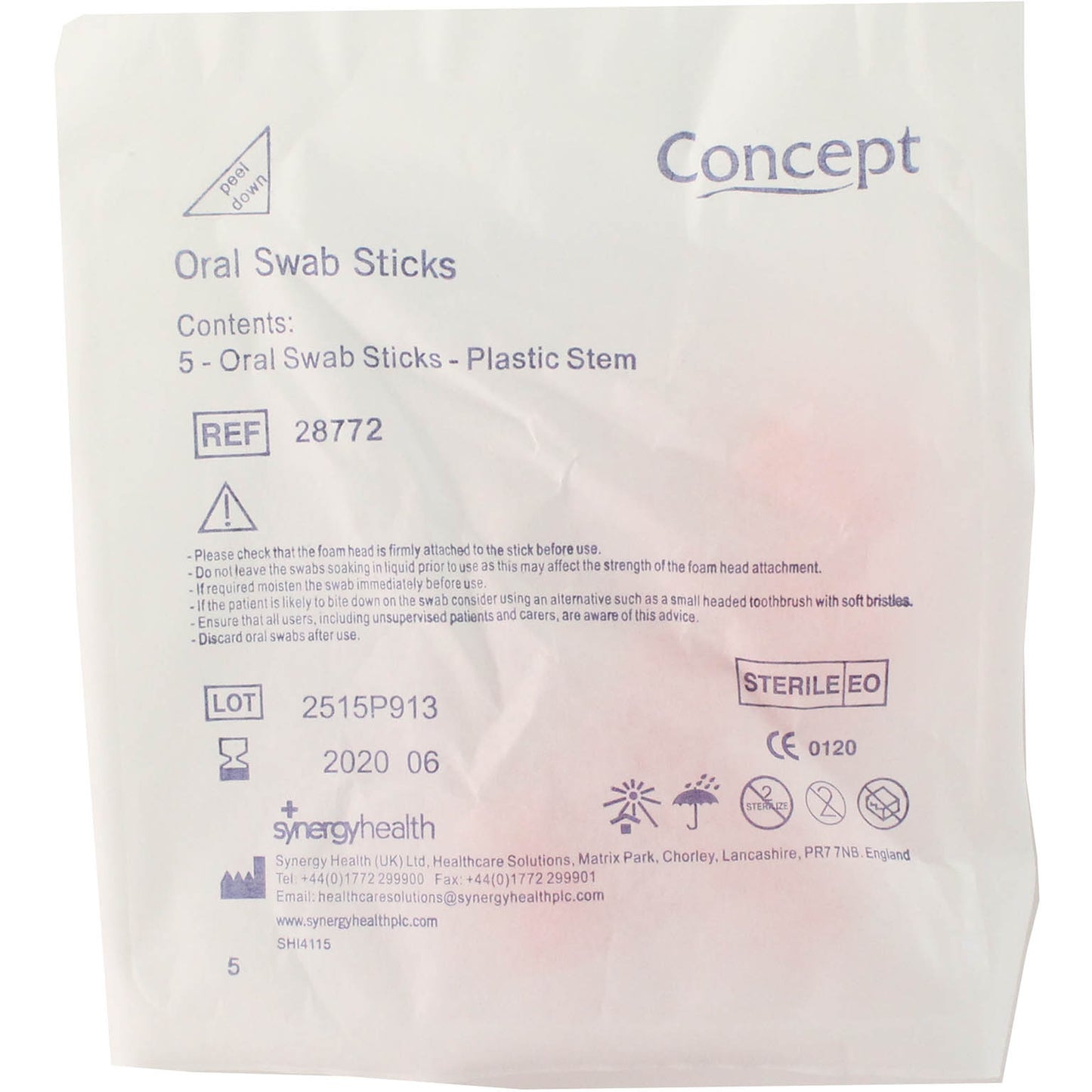 VC Sterile Oral Swab Stick (Pack of 5) - 3S Healthcare