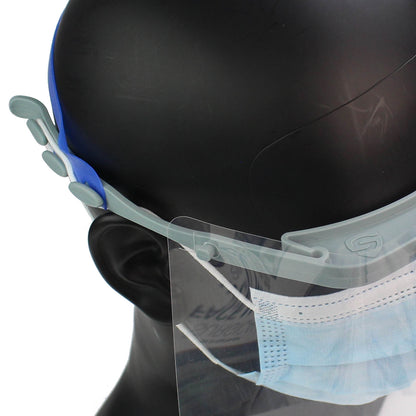 Face Shield x1 - Grey [EN166] [Reusable] [Replaceable Visor] - Sheffshield