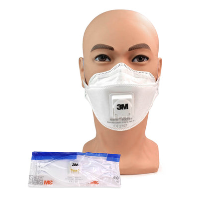 3M™ Aura™ 9322+ FFP2 Valved Respirator Face Mask - 3M