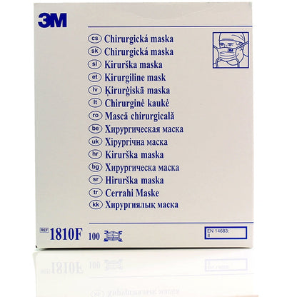 3M™ Tie-On Fluid Resistant Surgical Mask Type II 1810F - Box of 100 - 3M