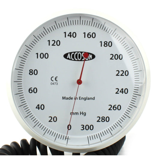 Accoson 6 Inch Aneroid Sphyg Wall Model - GAUGE ONLY - Accoson