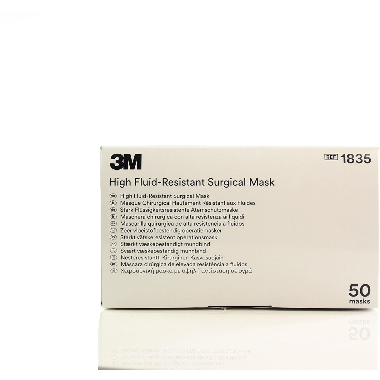 3M™ High Fluid Resistant Surgical Mask - Type IIR - 1835 - 3M