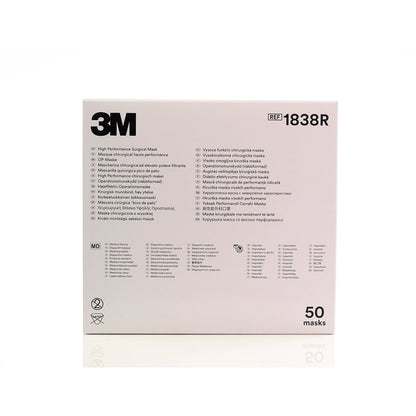 3M™ High Performance Surgical Mask - Type IIR - 1838R - 3M