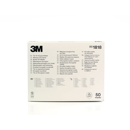 3M™ Tie-On Surgical Mask - Type II - 1818 - Box of 50 - 3M