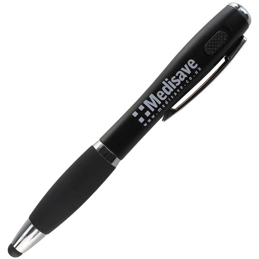 Medisave LED Pen Torch / Stylus / Ballpoint 3-in-1 - Medisave Professional