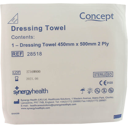 Dress Towel 43 x 38cm - 2ply D-W - Vernacare