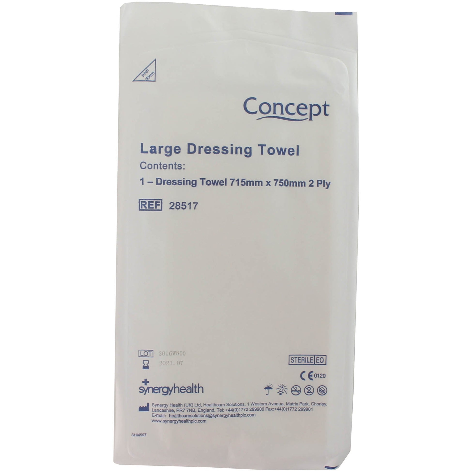 Dress Towel 71 x 75cm - 2ply - Vernacare