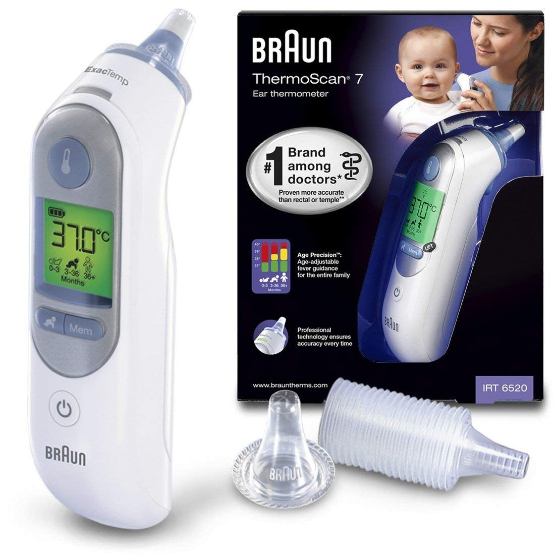 Braun Ear Thermometer Braun ThermoScan 7 - Age Precision