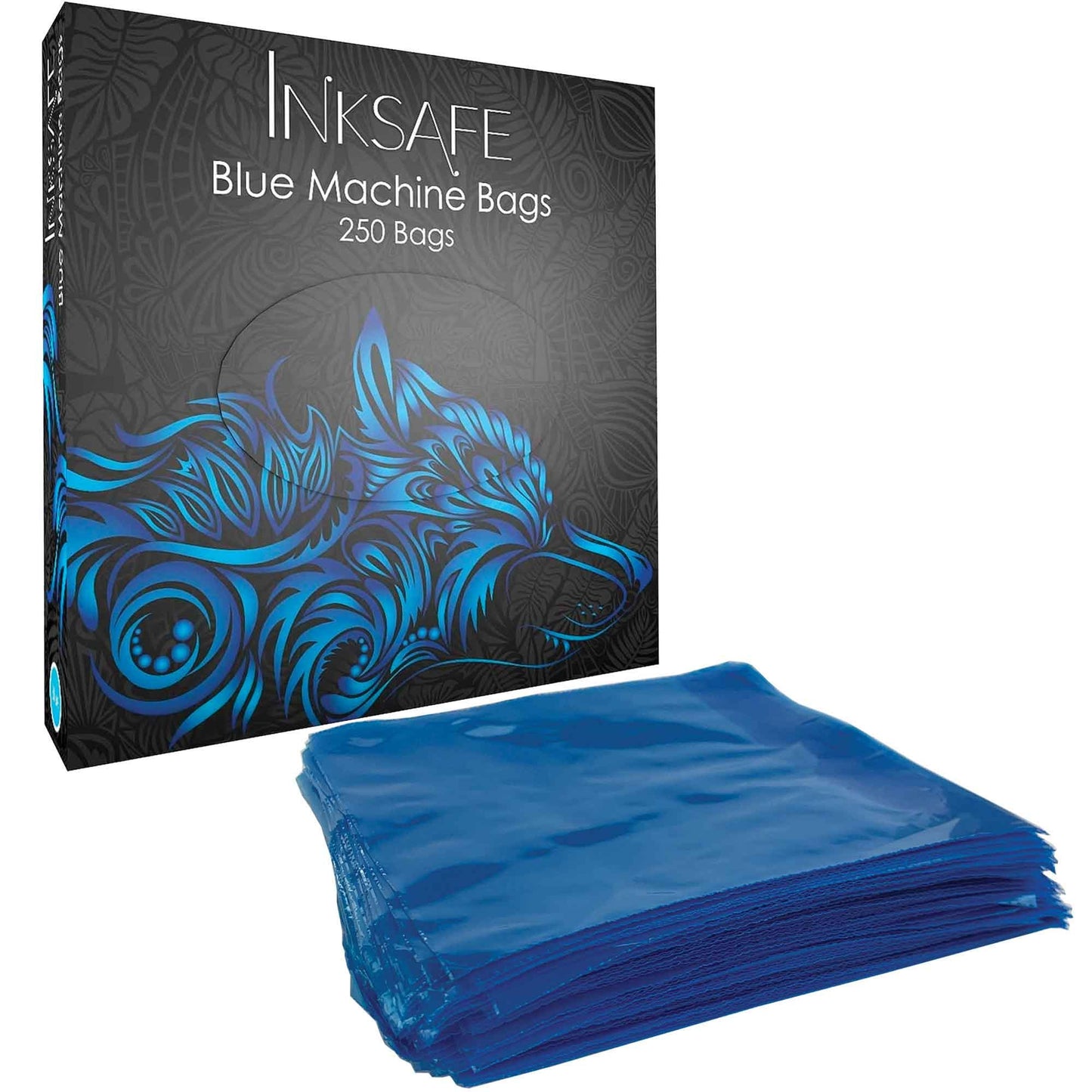 Inksafe Machine Bags Blue- 250 Bags - Inksafe