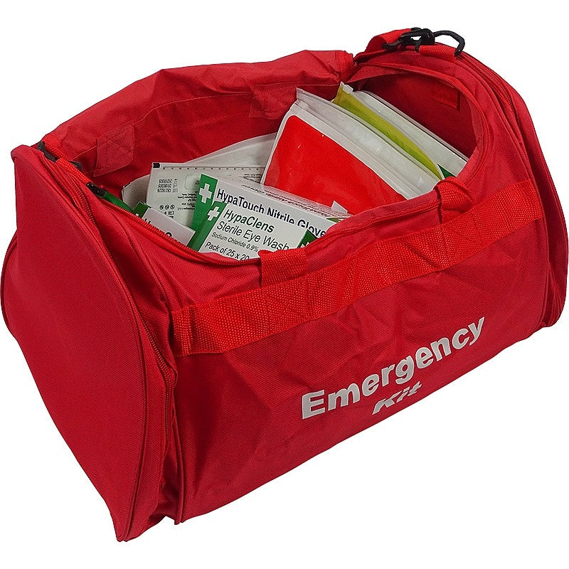 Emergency Trauma Kit in Red Emergency Bag - Safety First Aid