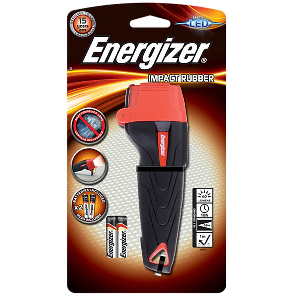 Energizer Impact Rubber 2AAA Torch - Energizer