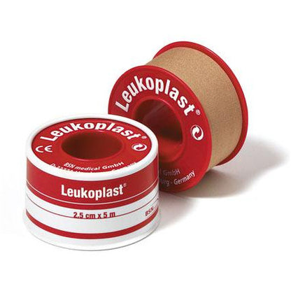 Leukoplast 2.5cm x 5m Zinc Waterproof Oxide Adhesive Tape per pa