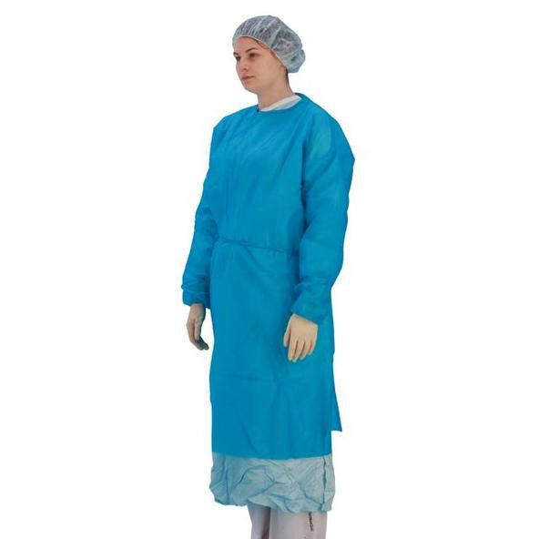 Lightweight Examination Gown with Long Sleeves x 50 - Premier