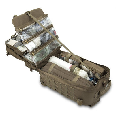 Elite PARAMED'S Rescue & Tactical Backpack - Coyote Tan - Elite Bags