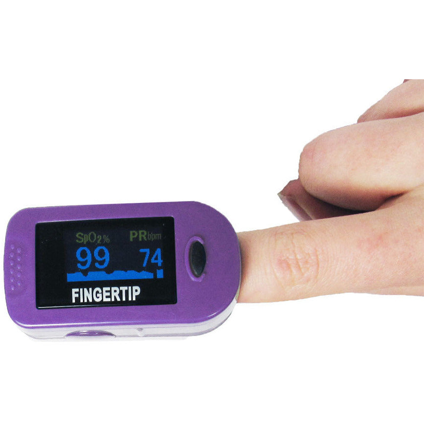 MD300-D Finger Pulse Oximeter - Purple - 