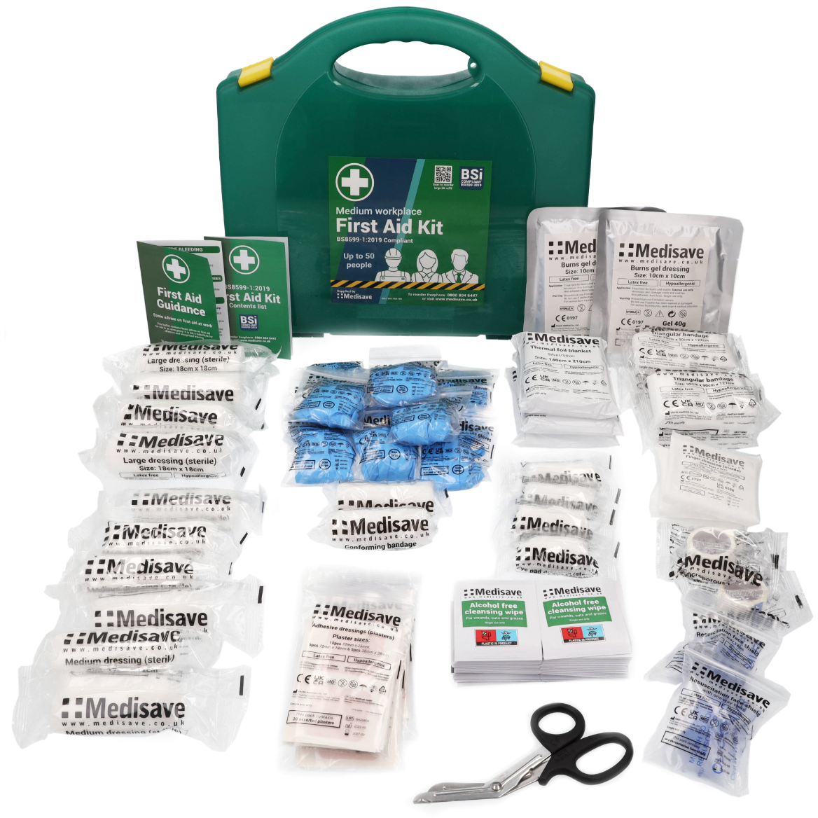 Workplace First Aid Kit - BS8599-1:2019 - Medium – Medisave UK