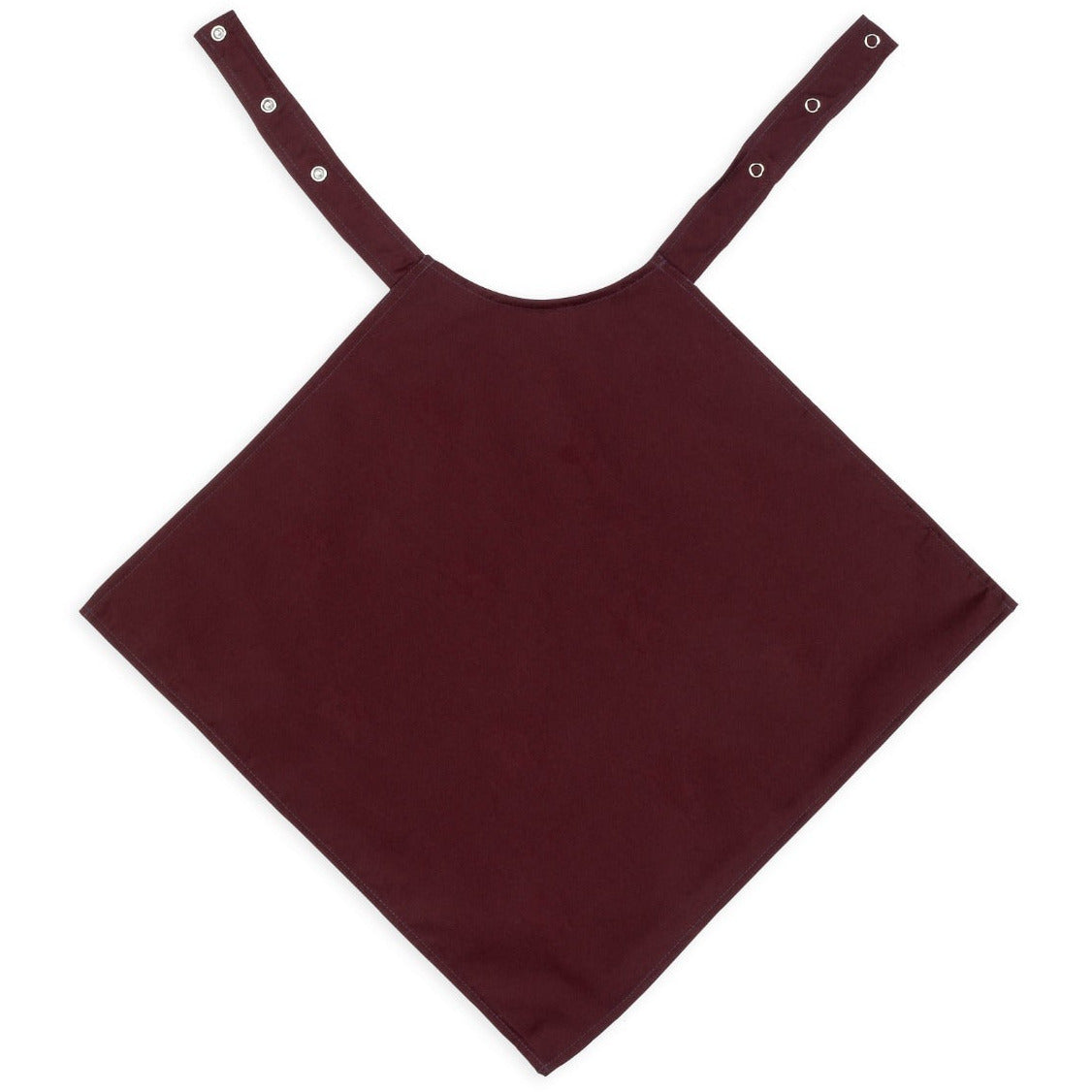 Napkin Style Dignified Adult Aprons Maroon Singles - MIP