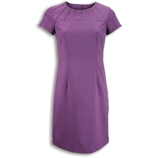 Satin Trim Dress - 