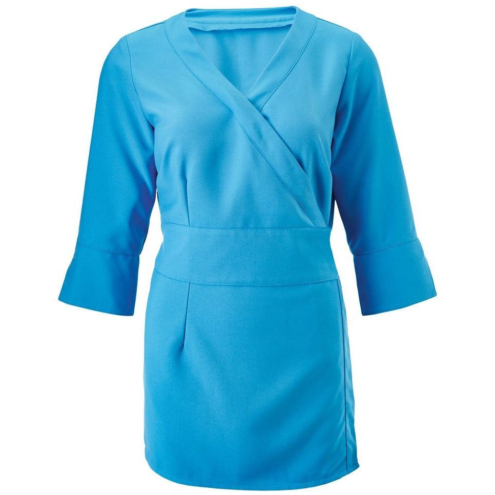 Women's 3/4 Sleeve Wrap Tunic - 