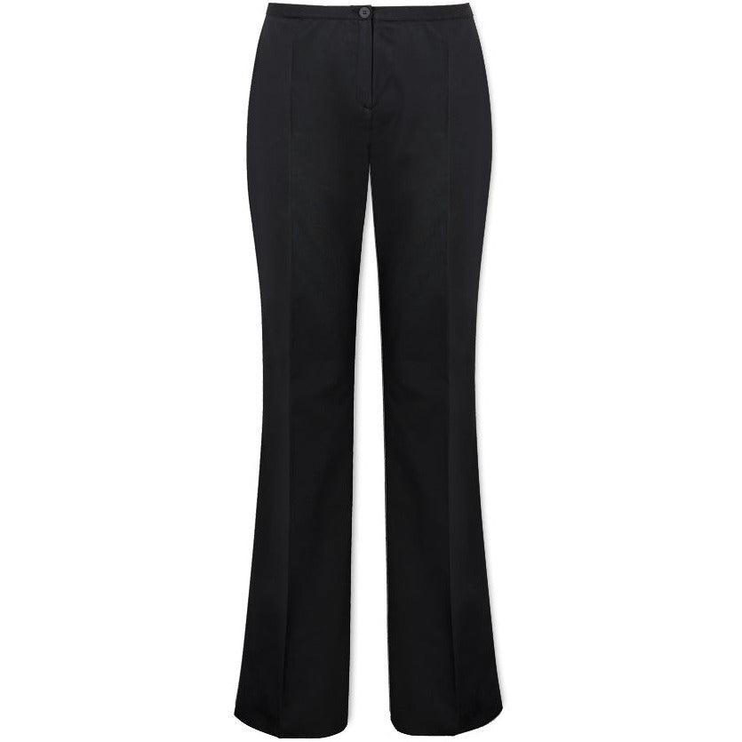 Women's Bootleg Trousers - Black - 