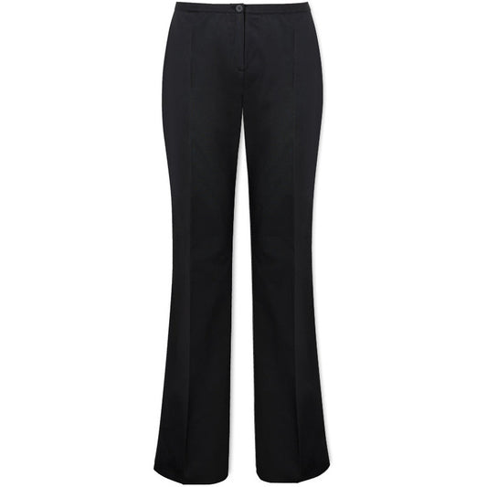 Women's Bootleg Trousers - Black - 