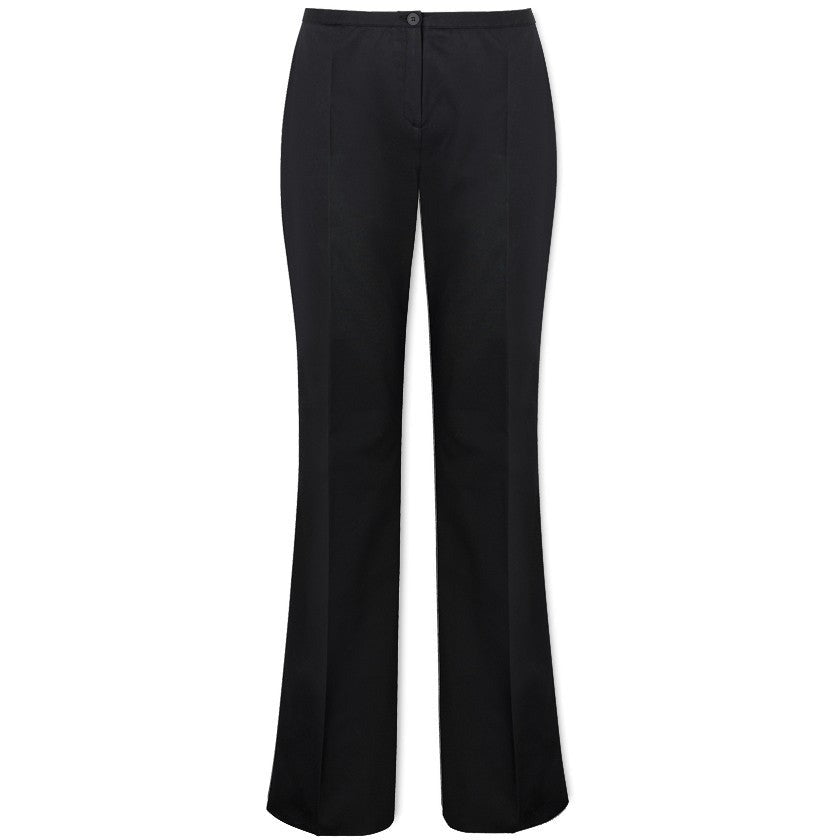 Women's Bootleg Trousers - Black - 