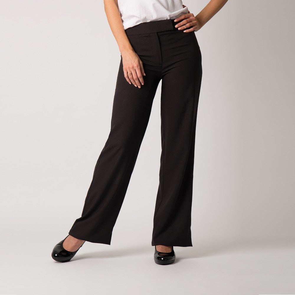 Women's Easycare Wide Leg Trousers - 