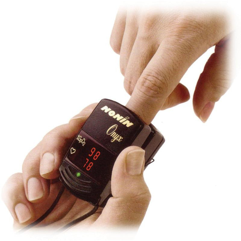 System: Nonin 9500 Onyx Finger Pulse Oximeter with Soft Case – Medisave UK