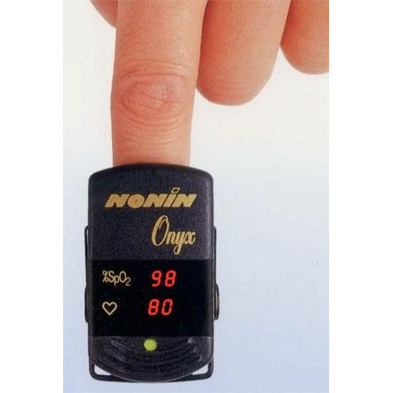 System: Nonin 9500 Onyx Finger Pulse Oximeter with Hard Case – Medisave UK